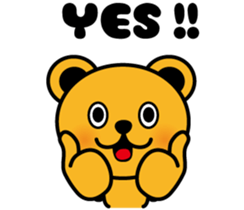 Bear and talk sticker #4529925