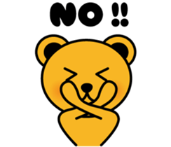 Bear and talk sticker #4529926