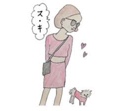 Bobcat girl sticker #4530461