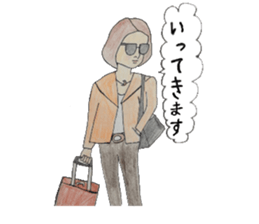 Bobcat girl sticker #4530463