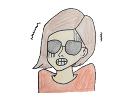 Bobcat girl sticker #4530474