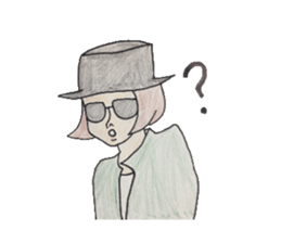 Bobcat girl sticker #4530490