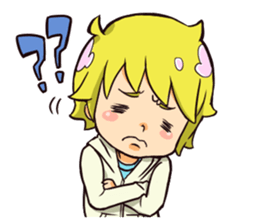 Blond boy sticker #4530552