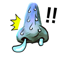 Sadness of nose sticker #4531177