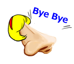 Sadness of nose sticker #4531204