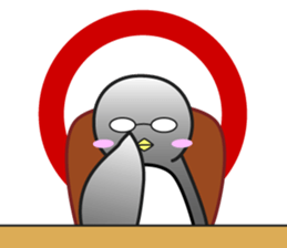 Nerd Penguin sticker #4531679
