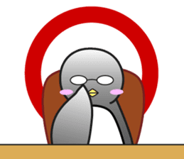 Nerd Penguin sticker #4531679