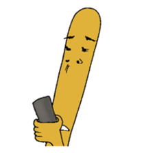 French fries man whom all people like sticker #4532322