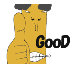 French fries man whom all people like sticker #4532333