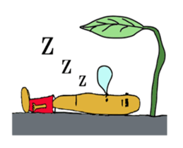 French fries man whom all people like sticker #4532335