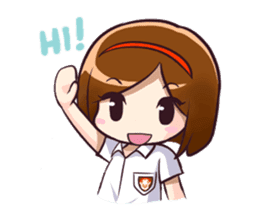 Ayu (School Girl) sticker #4532496