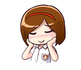 Ayu (School Girl) sticker #4532498