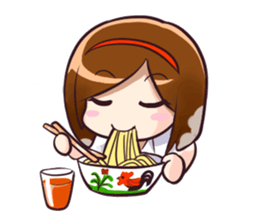 Ayu (School Girl) sticker #4532500