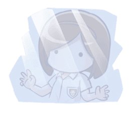 Ayu (School Girl) sticker #4532502