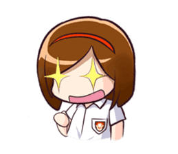 Ayu (School Girl) sticker #4532503