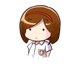 Ayu (School Girl) sticker #4532506