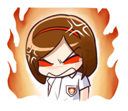 Ayu (School Girl) sticker #4532507