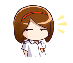 Ayu (School Girl) sticker #4532508
