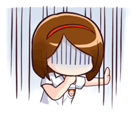 Ayu (School Girl) sticker #4532509