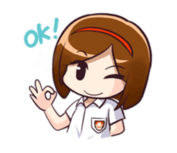 Ayu (School Girl) sticker #4532511