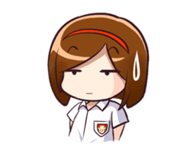 Ayu (School Girl) sticker #4532513