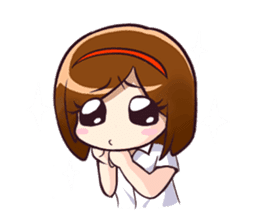 Ayu (School Girl) sticker #4532516