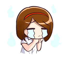 Ayu (School Girl) sticker #4532517