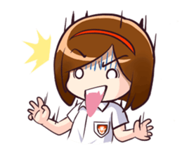 Ayu (School Girl) sticker #4532519