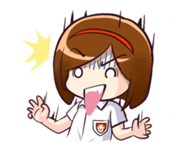 Ayu (School Girl) sticker #4532519
