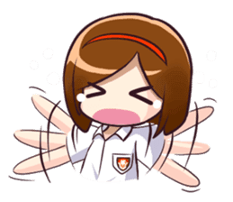 Ayu (School Girl) sticker #4532521