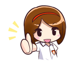 Ayu (School Girl) sticker #4532522