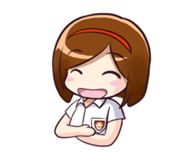 Ayu (School Girl) sticker #4532523