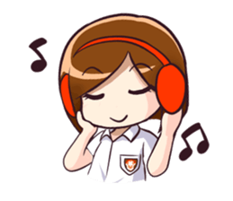 Ayu (School Girl) sticker #4532525