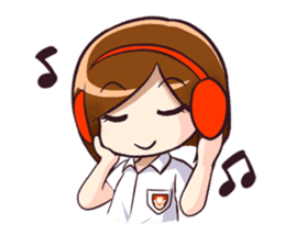 Ayu (School Girl) sticker #4532525