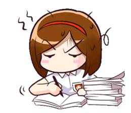 Ayu (School Girl) sticker #4532527