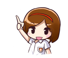 Ayu (School Girl) sticker #4532529