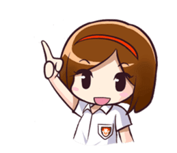Ayu (School Girl) sticker #4532529