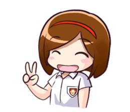 Ayu (School Girl) sticker #4532530