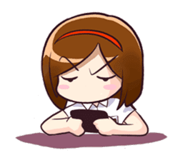 Ayu (School Girl) sticker #4532531