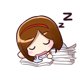 Ayu (School Girl) sticker #4532532