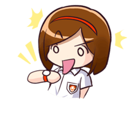 Ayu (School Girl) sticker #4532533