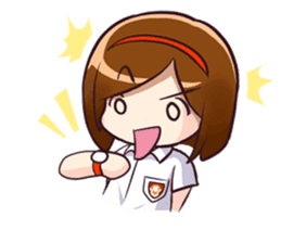Ayu (School Girl) sticker #4532533