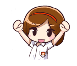 Ayu (School Girl) sticker #4532535