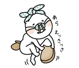 White Rabbit of Sanin [Izumo-ben Ver] sticker #4532544