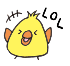 Chick Reactions  (English ver.) sticker #4532617