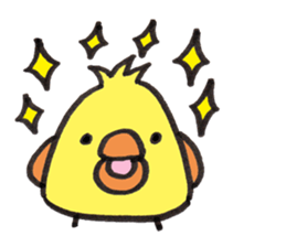 Chick Reactions  (English ver.) sticker #4532622
