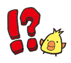 Chick Reactions  (English ver.) sticker #4532625