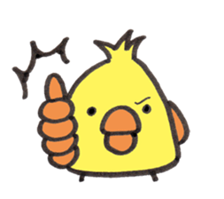 Chick Reactions  (English ver.) sticker #4532632