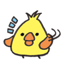 Chick Reactions  (English ver.) sticker #4532633