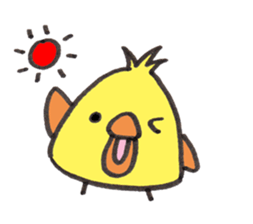 Chick Reactions  (English ver.) sticker #4532636